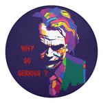 Colorful Joker Why So Serious Print Round Blanket