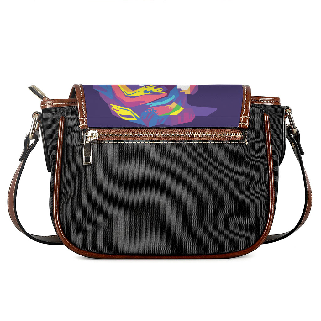 Colorful Joker Why So Serious Print Saddle Bag