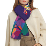 Colorful Joker Why So Serious Print Scarf