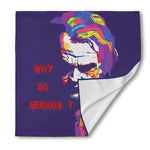 Colorful Joker Why So Serious Print Silk Bandana