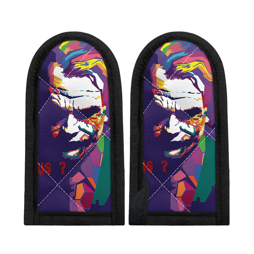 Colorful Joker Why So Serious Print Skillet Handle Cover