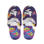 Colorful Joker Why So Serious Print Slippers
