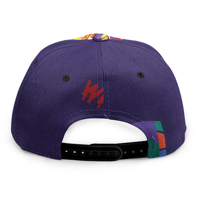 Colorful Joker Why So Serious Print Snapback Cap