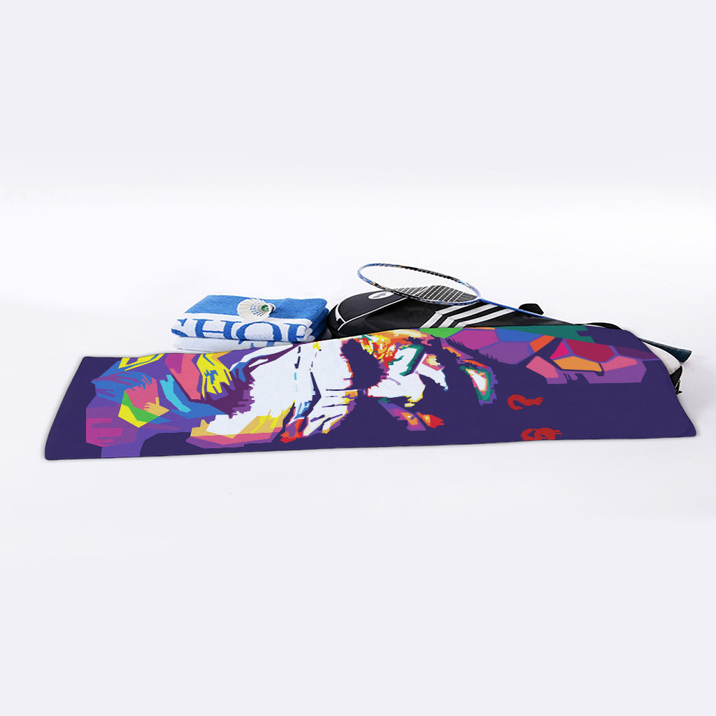 Colorful Joker Why So Serious Print Sports Towel