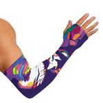Colorful Joker Why So Serious Print Sun Protection Arm Sleeves