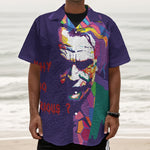 Colorful Joker Why So Serious Print Textured Short Sleeve Shirt