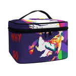 Colorful Joker Why So Serious Print Travel Makeup Bag