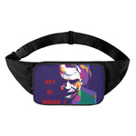 Colorful Joker Why So Serious Print Waist Bag