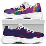 Colorful Joker Why So Serious Print White Chunky Shoes