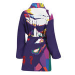 Colorful Joker Why So Serious Print Women's Bathrobe