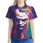 Colorful Joker Why So Serious Print Women's Polo Shirt