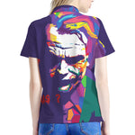 Colorful Joker Why So Serious Print Women's Polo Shirt