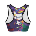 Colorful Joker Why So Serious Print Women's Sports Bra