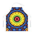 Colorful Kaleidoscope Print Adjustable Apron