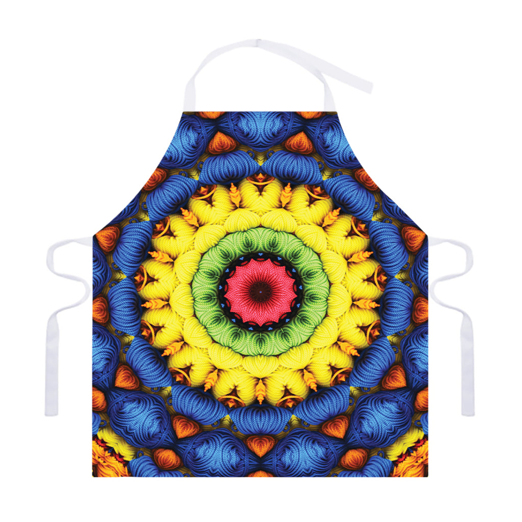 Colorful Kaleidoscope Print Adjustable Apron