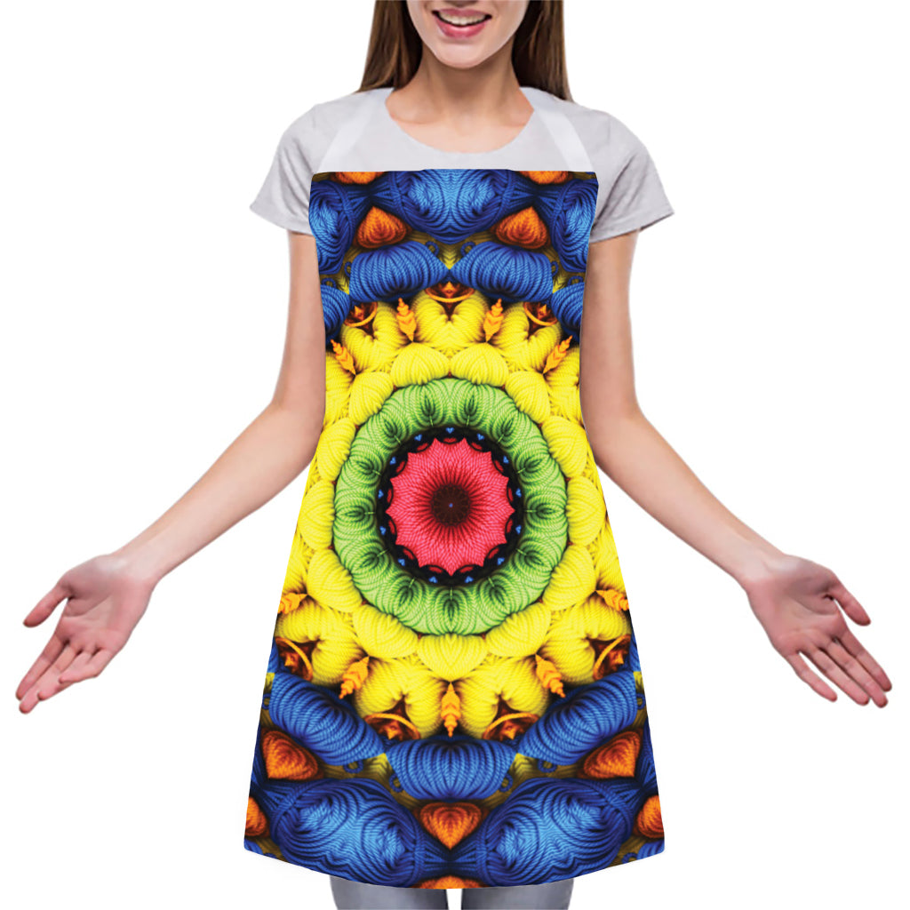 Colorful Kaleidoscope Print Adjustable Apron