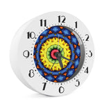 Colorful Kaleidoscope Print Alarm Clock