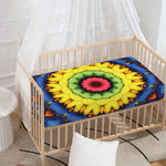 Colorful Kaleidoscope Print Baby Crib Sheet
