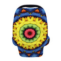 Colorful Kaleidoscope Print Baby Seat Cover