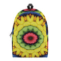 Colorful Kaleidoscope Print School Backpack