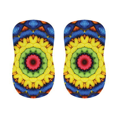 Colorful Kaleidoscope Print Bar Stool Covers