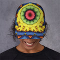 Colorful Kaleidoscope Print Baseball Cap