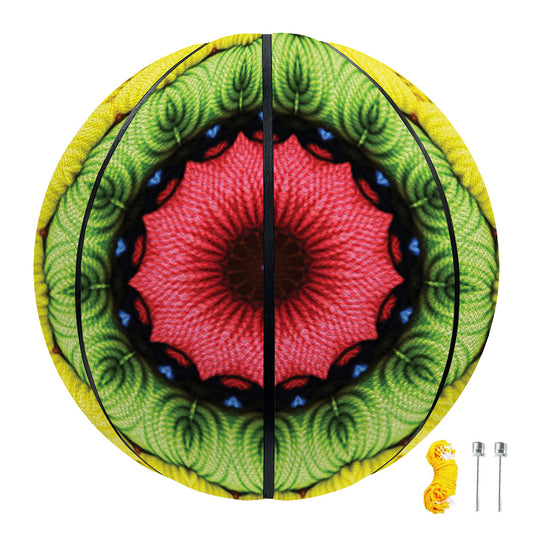 Colorful Kaleidoscope Print Basketball