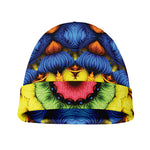 Colorful Kaleidoscope Print Beanie