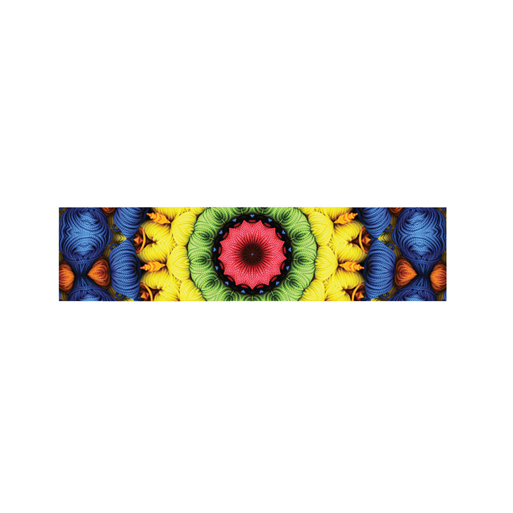 Colorful Kaleidoscope Print Bed Runner