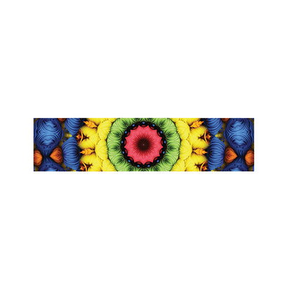Colorful Kaleidoscope Print Bed Runner