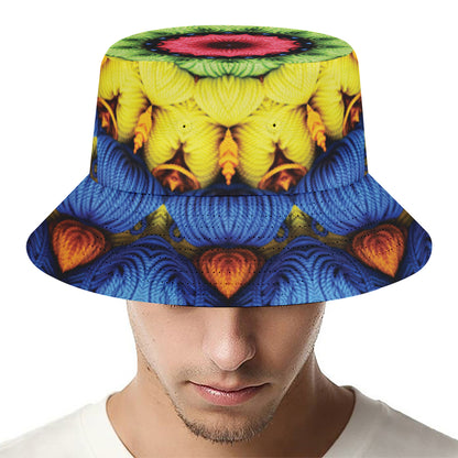 Colorful Kaleidoscope Print Bucket Hat