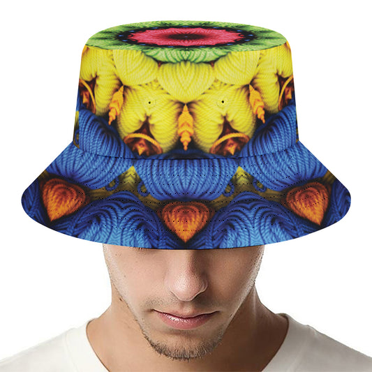 Colorful Kaleidoscope Print Bucket Hat