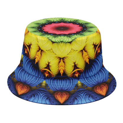Colorful Kaleidoscope Print Bucket Hat