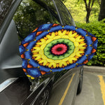 Colorful Kaleidoscope Print Car Side Mirror Covers