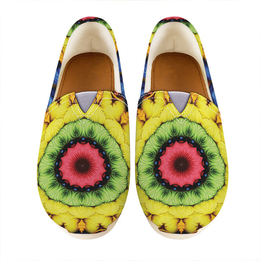 Colorful Kaleidoscope Print Casual Shoes