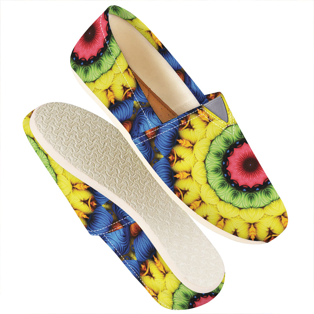 Colorful Kaleidoscope Print Casual Shoes