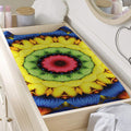 Colorful Kaleidoscope Print Changing Pad Cover