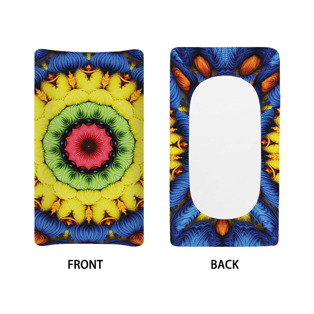 Colorful Kaleidoscope Print Changing Pad Cover