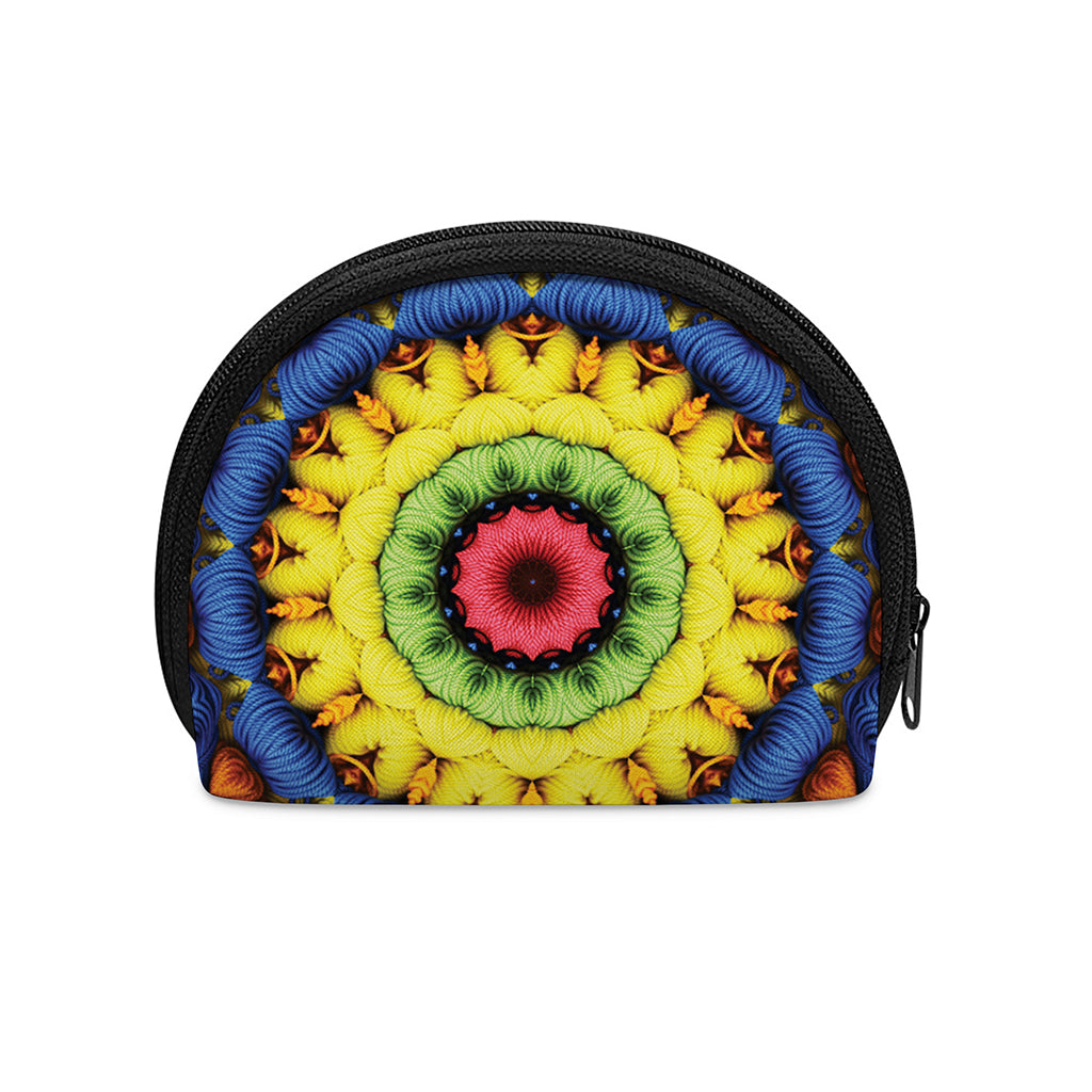 Colorful Kaleidoscope Print Coin Purse