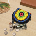 Colorful Kaleidoscope Print Coin Purse