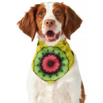 Colorful Kaleidoscope Print Dog Bandana