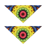 Colorful Kaleidoscope Print Dog Bandana