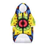 Colorful Kaleidoscope Print Dog Zip Up Hoodie