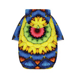 Colorful Kaleidoscope Print Dog Zip Up Hoodie