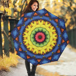 Colorful Kaleidoscope Print Foldable Umbrella