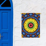 Colorful Kaleidoscope Print Garden Flag