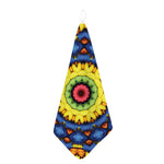 Colorful Kaleidoscope Print Hand Towel
