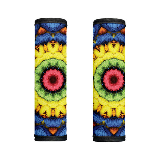 Colorful Kaleidoscope Print Handle Covers