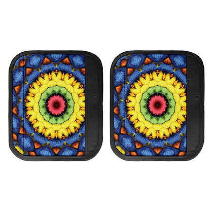 Colorful Kaleidoscope Print Handle Covers