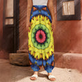 Colorful Kaleidoscope Print Harem Pants